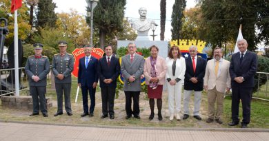 Estudiantes e instituciones de Los Andes rindieron un masiva homenaje a las Glorias Navales