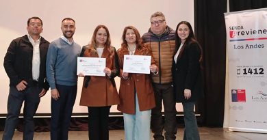 SENDA Previene fortalece la cultura preventiva en establecimientoseducacionales de Los Andes
